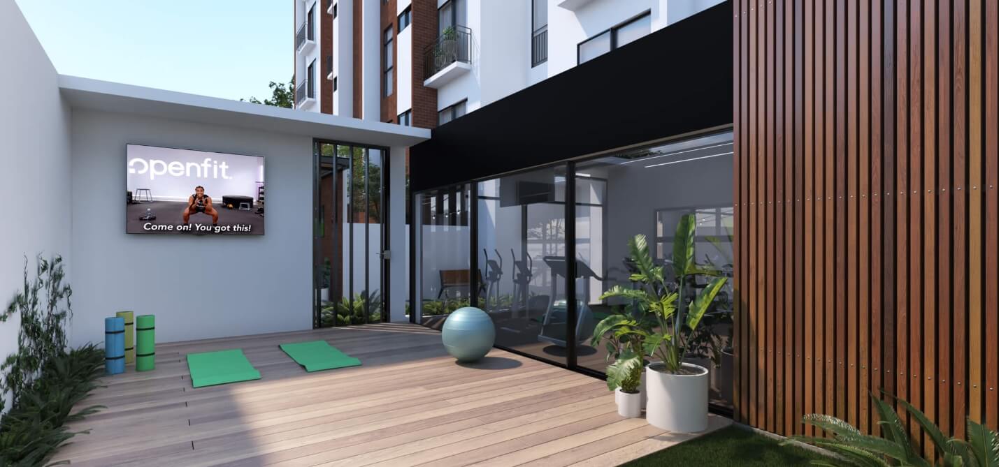 Gym exterior